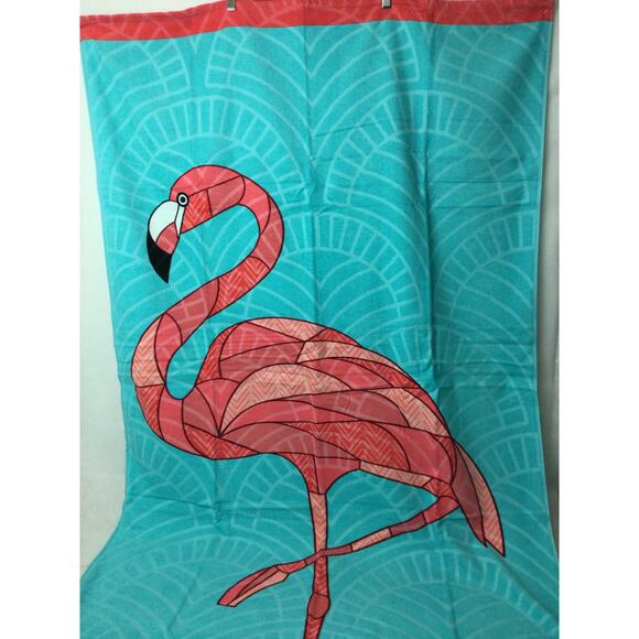 Better Homes & Gardens XL Oversized Beach Towel Flamingo NWT - Picture 5 of 11